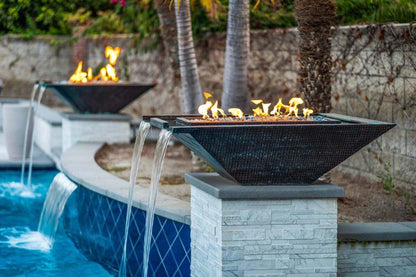 Nile Fire and Water Bowls Poolside Lifestyle 2 1200x800