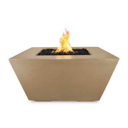 Redan Concrete Fire Pit 50" - Match Lit