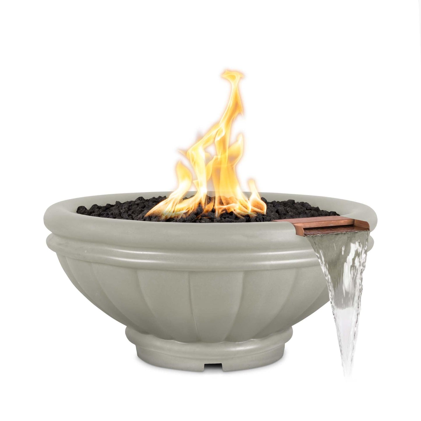 Roma GFRC Fire and Water Bowl Ash