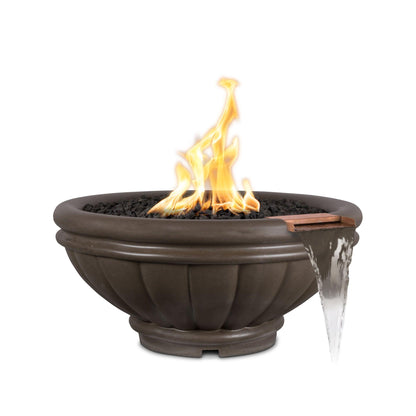 Roma GFRC Fire and Water Bowl Chocolate