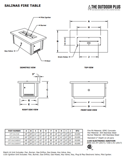 SalinasFirePitSpecSheet