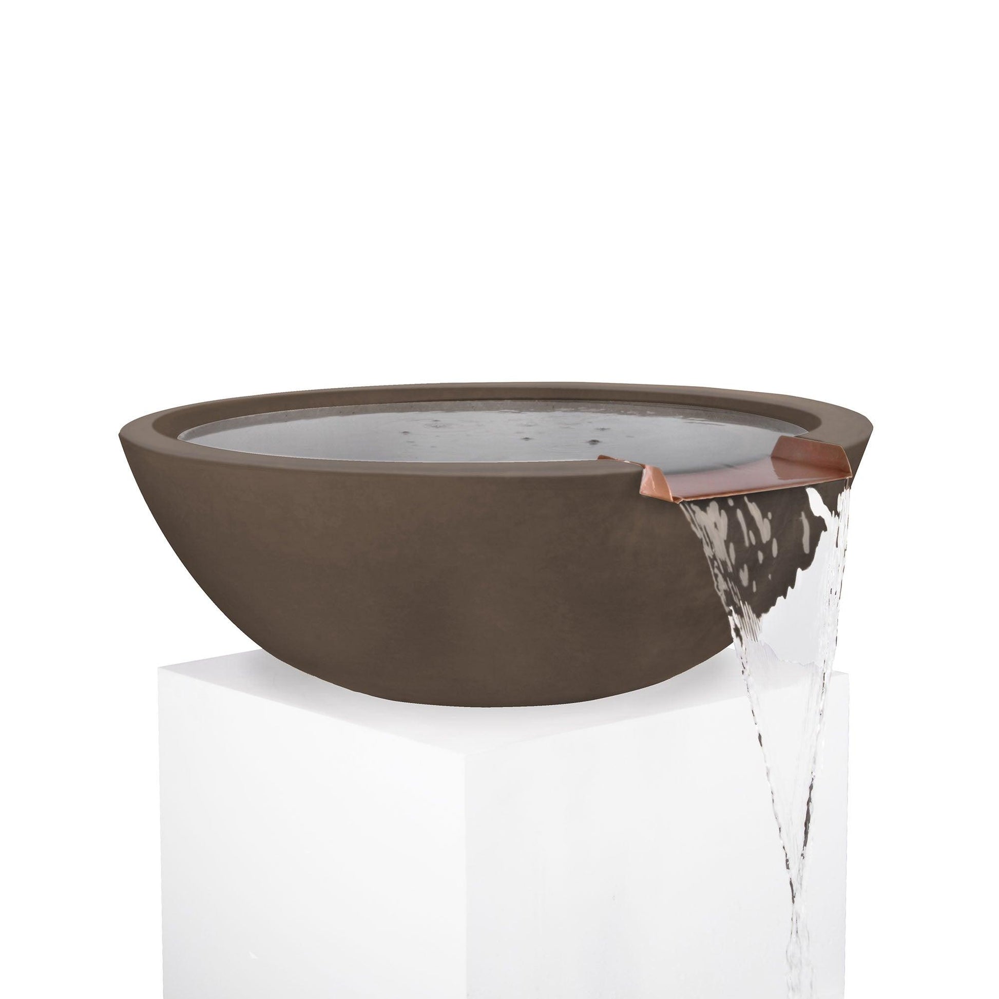 Sedona GFRC Water Bowl Chocolate