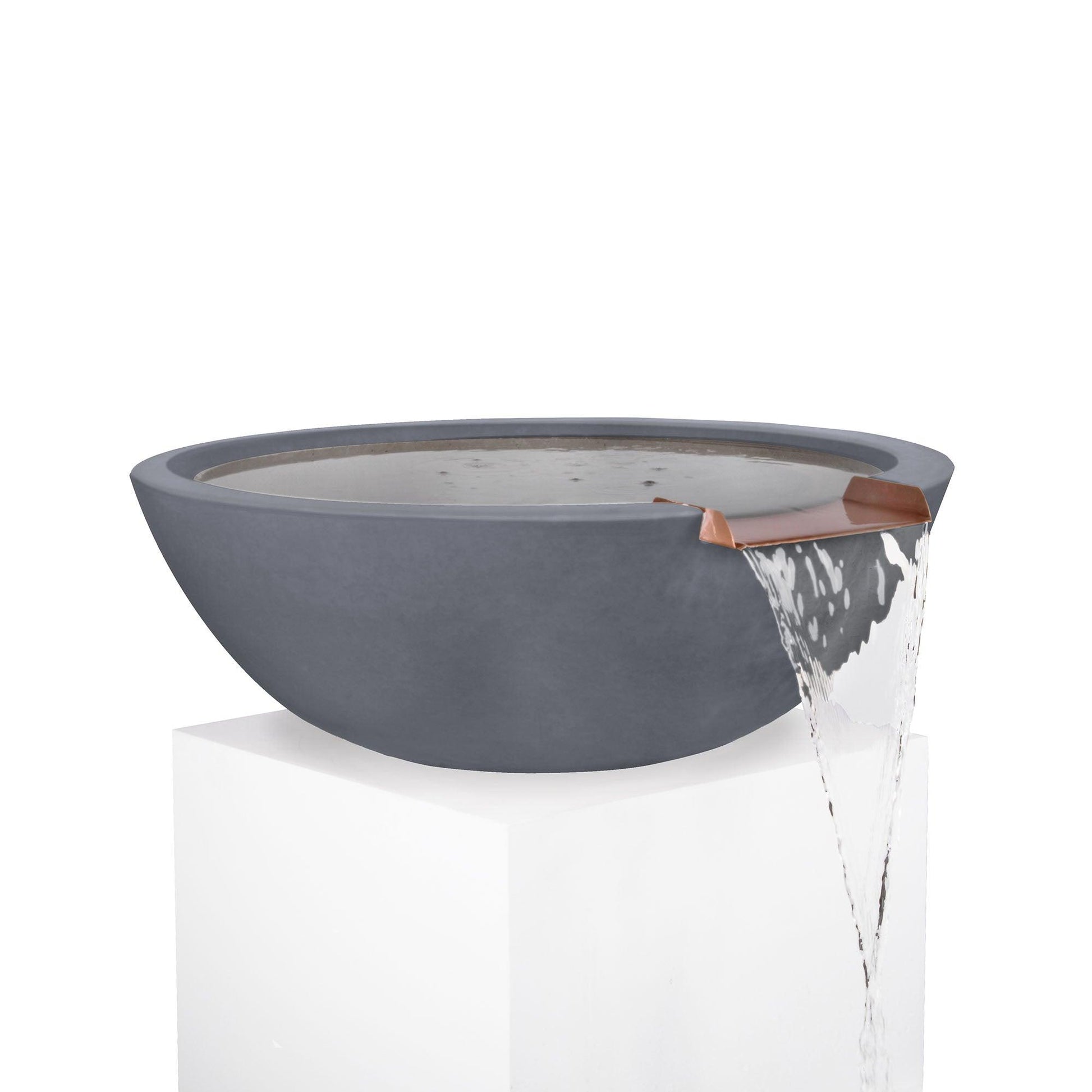 Sedona GFRC Water Bowl Gray