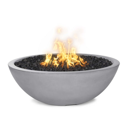 Sedona Concrete Narrow Ledge Fire Pit 48" - Match Lit