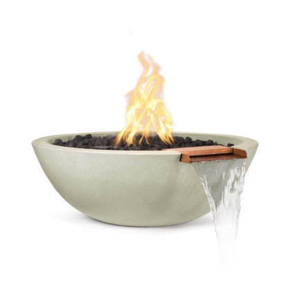 Sedona Concrete Fire and Water Bowl 33" - Electronic Ignition