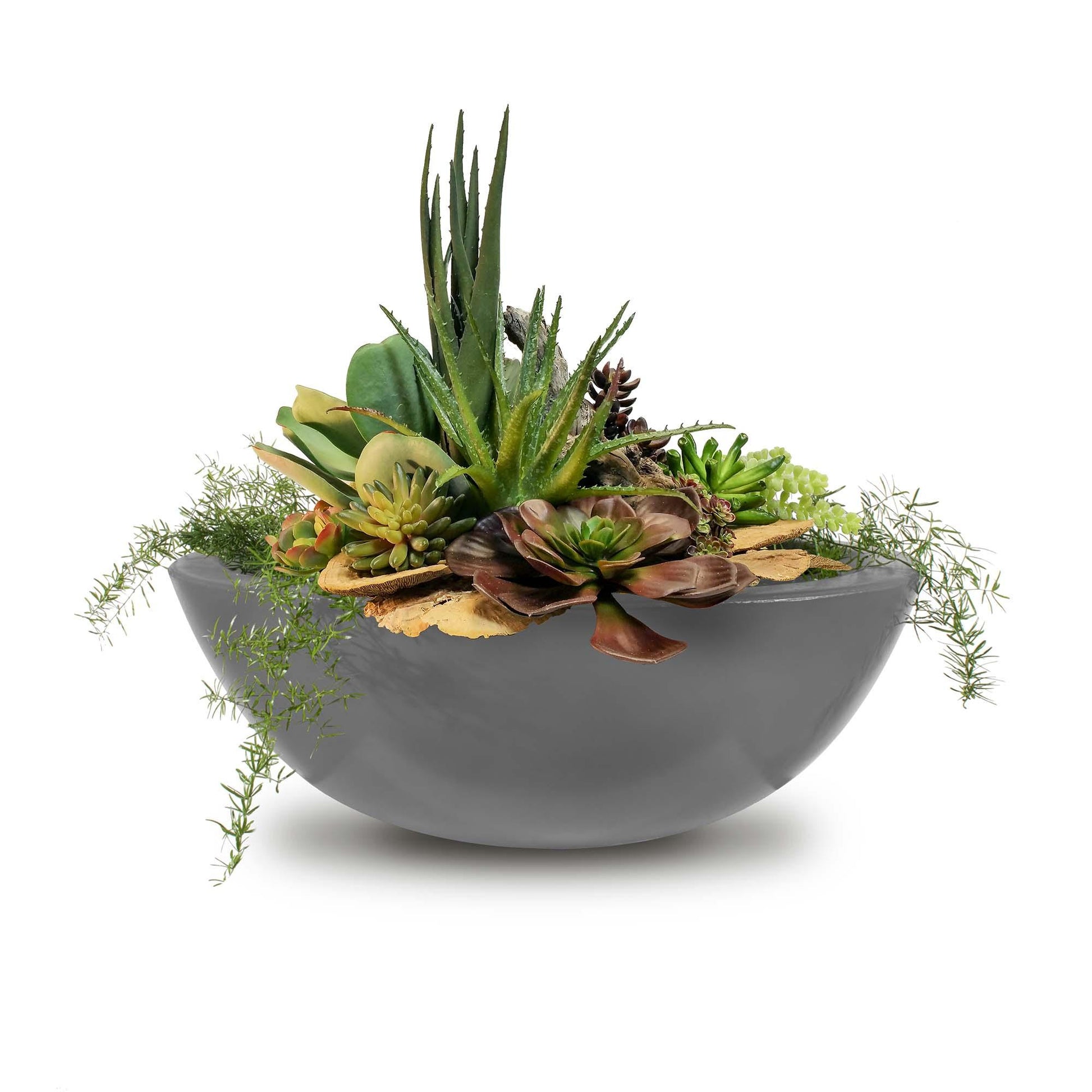 SedonaGFRCPlanterBowl NaturalGray