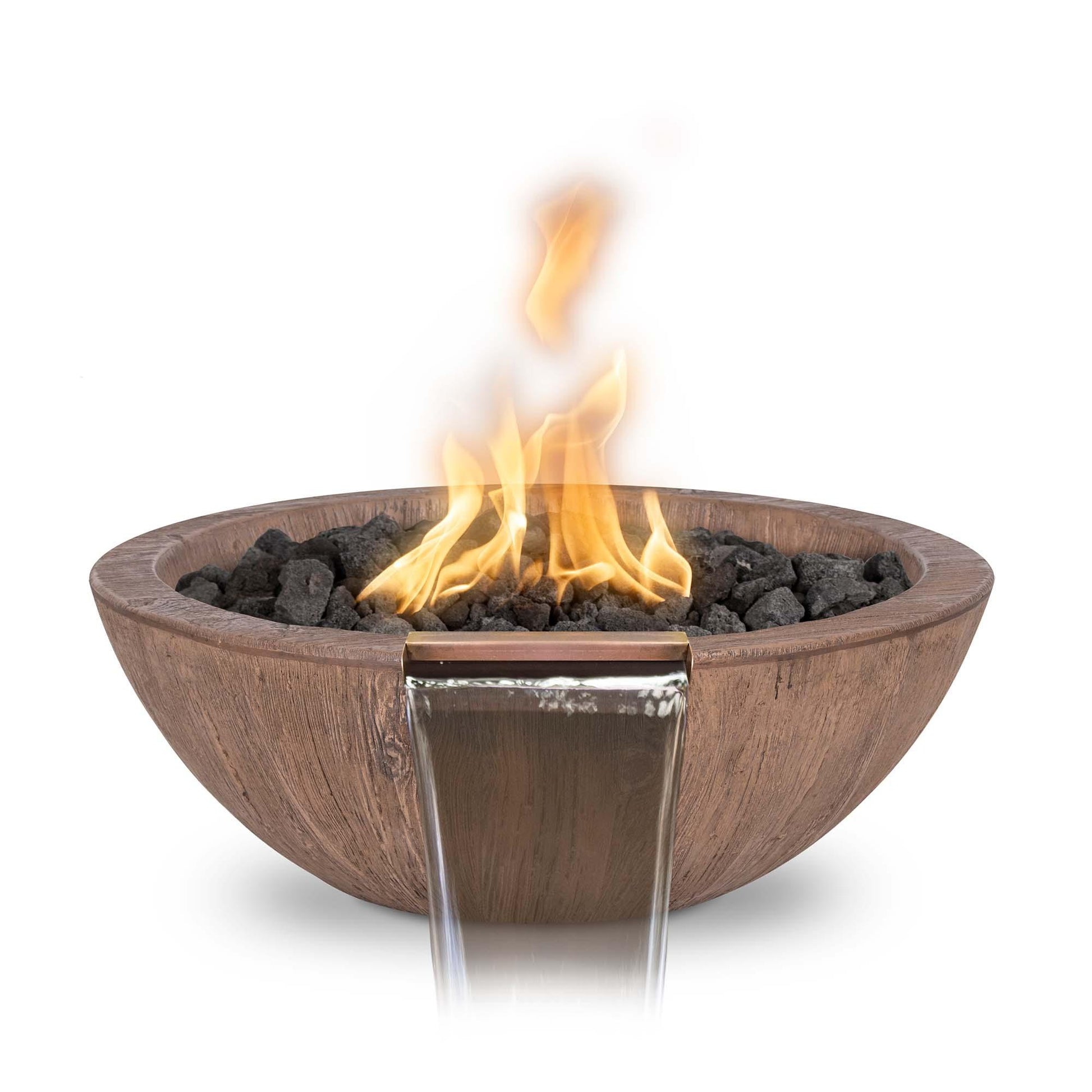 SedonaWoodGrain FireWaterBowl Oak