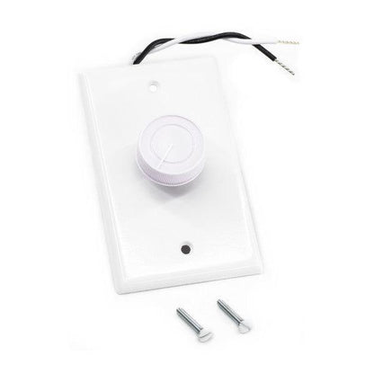 wall plate single white dial